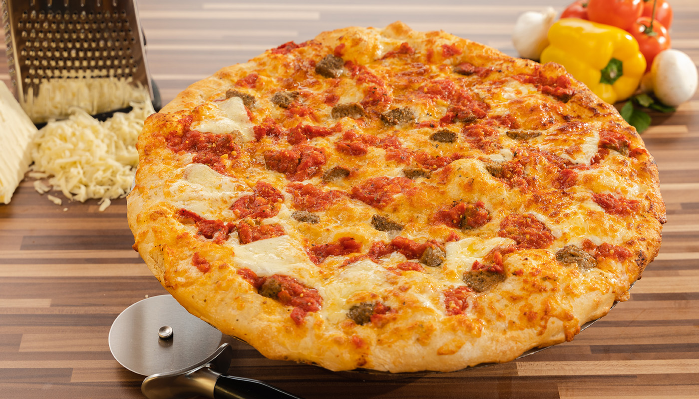 The Parm Pizza with Meatballs image